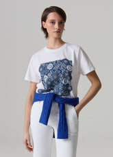 Ovs Organic Cotton T-Shirt With Floral Print